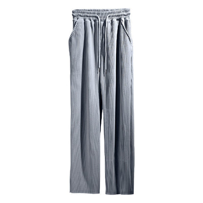 Casual pants for men with elastic waistband and side pockets Chic and Style