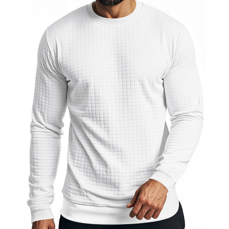 Pull en tricot à la mode pour hommes avec matériau supérieur texturé Chic und Stil