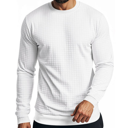 Pull en tricot à la mode pour hommes avec matériau supérieur texturé Chic und Stil
