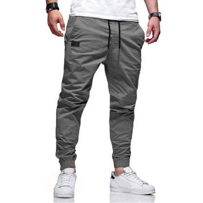 Pantalon cargo stylé pour hommes avec taille élastique et poches latérales pratiques Chic und Stil