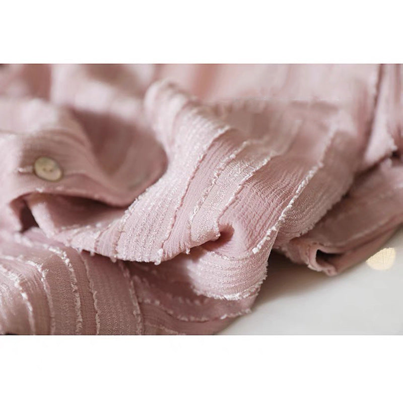 Robe midi A-line à manches bouffantes avec boutons pour femmes Chic und Stil