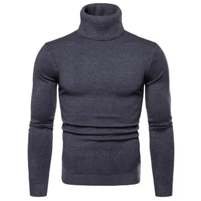 Elegant turtleneck pullover for men in fine merino wool Chic and Style