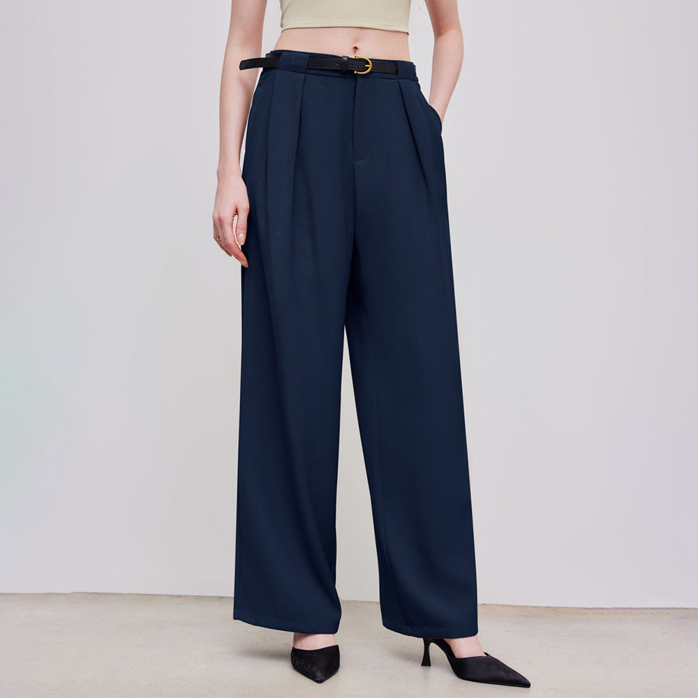 High-waisted palazzo pants for women with belt Chic and Style