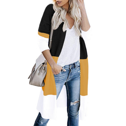 Cardigan surdimensionné en coloris blocs pour femmes Chic und Stil