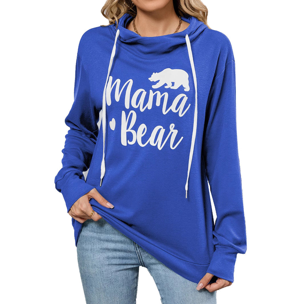 Pull à capuche décontracté pour femmes avec design estampillé Chic und Stil