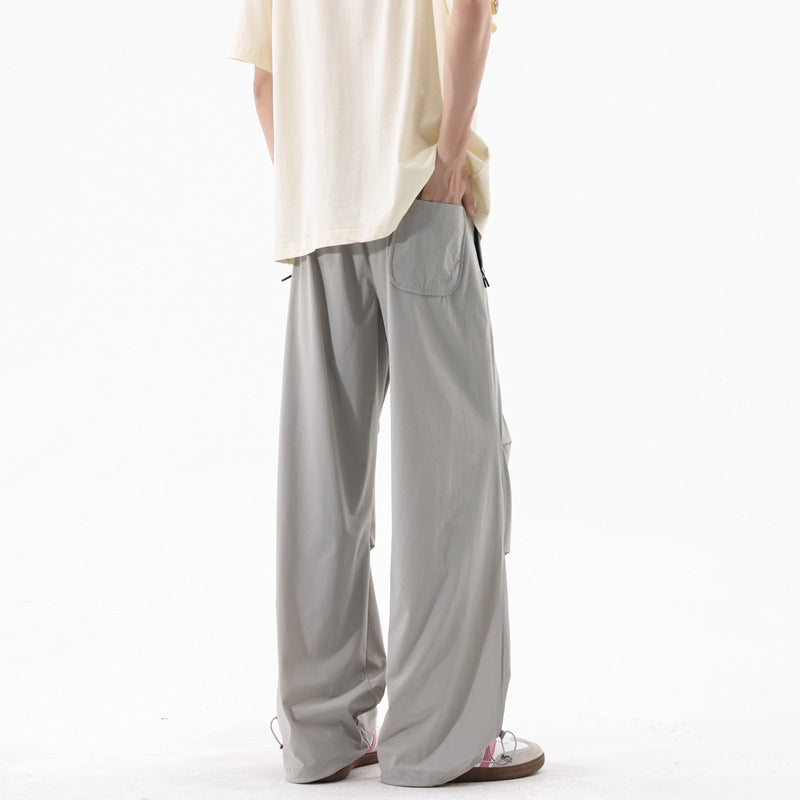 Loose sports pants for men with a remarkable draped design Chic and Style