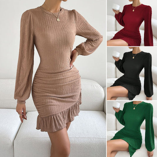 Dames Élégant Raffiné Mini Robe Chic und Stil