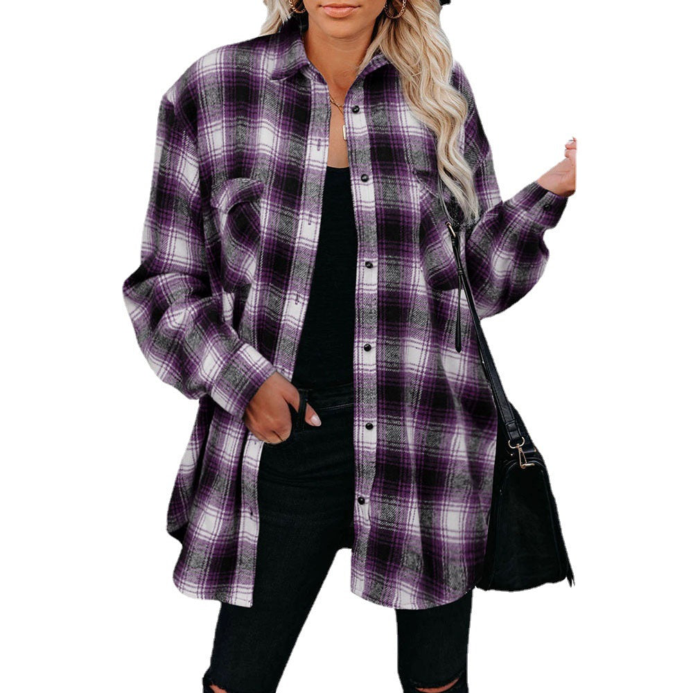 Chemise en flanelle pour femmes Chic und Stil