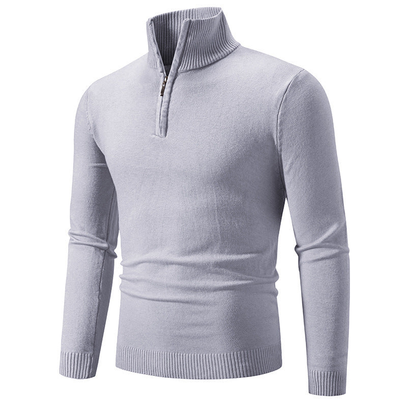 Modern pullover for men with short zip Chic and Style