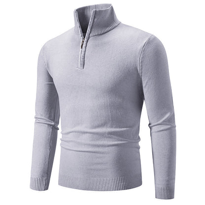 Modern pullover for men with short zip Chic and Style