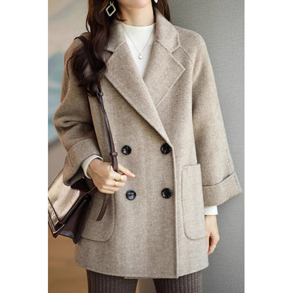 Blazer à chevrons double boutonnage pour femmes Chic und Stil
