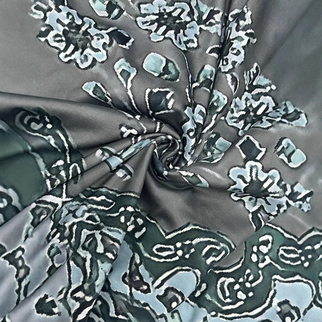 Robe maxi femme avec motif ethnique ludique et coupe fluide Chic und Stil