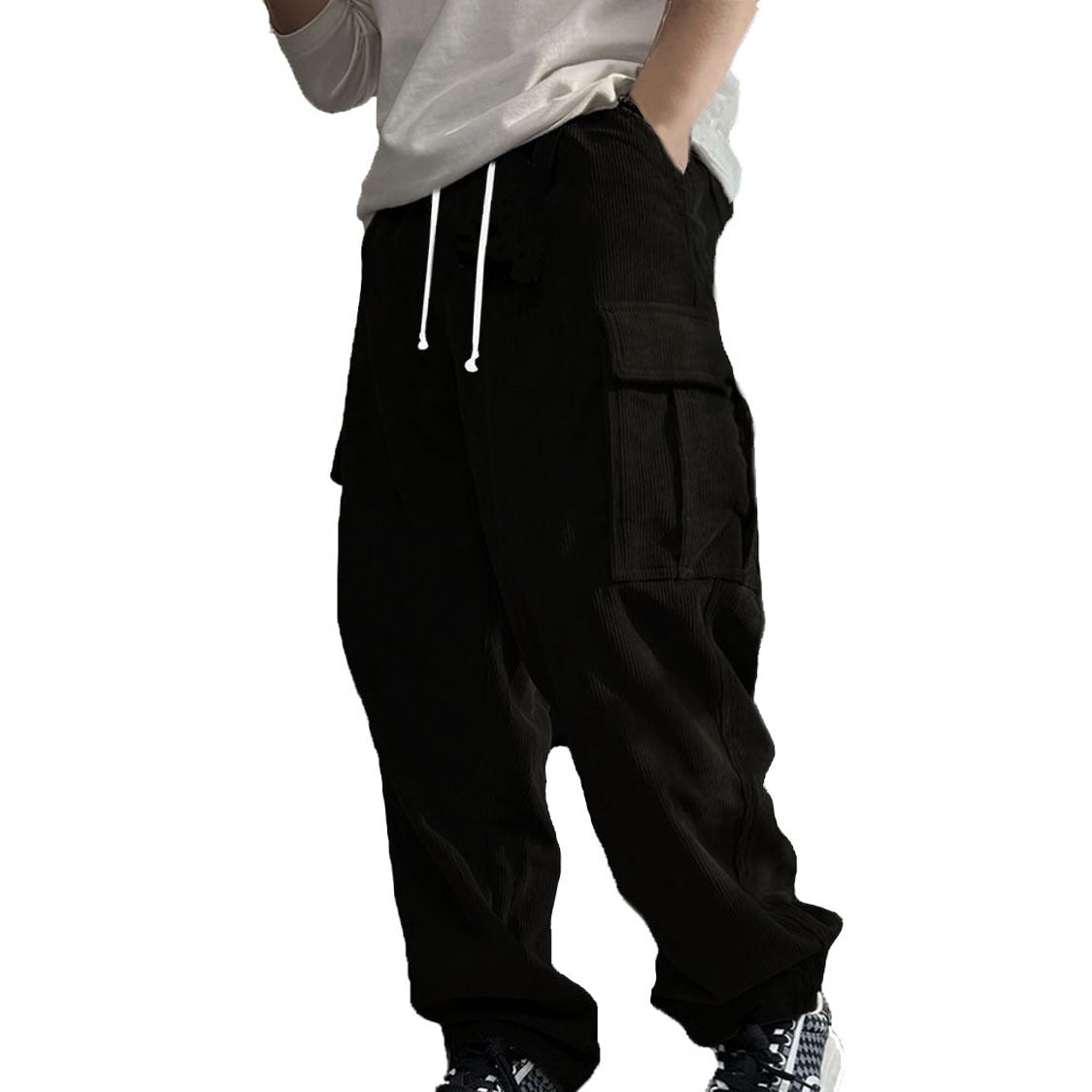 Versatile cargo pants for men with elastic waist and practical pockets Chic and Style