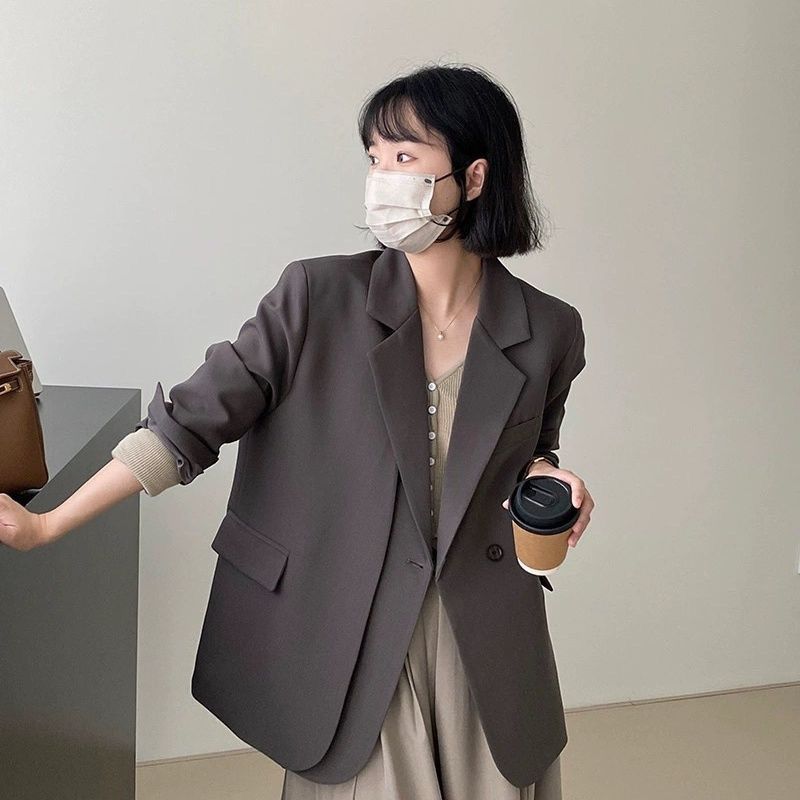 Blazer surdimensionné pour femme avec des détails classiques Chic & Stil