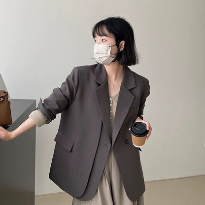 Blazer surdimensionné pour femme avec des détails classiques Chic & Stil