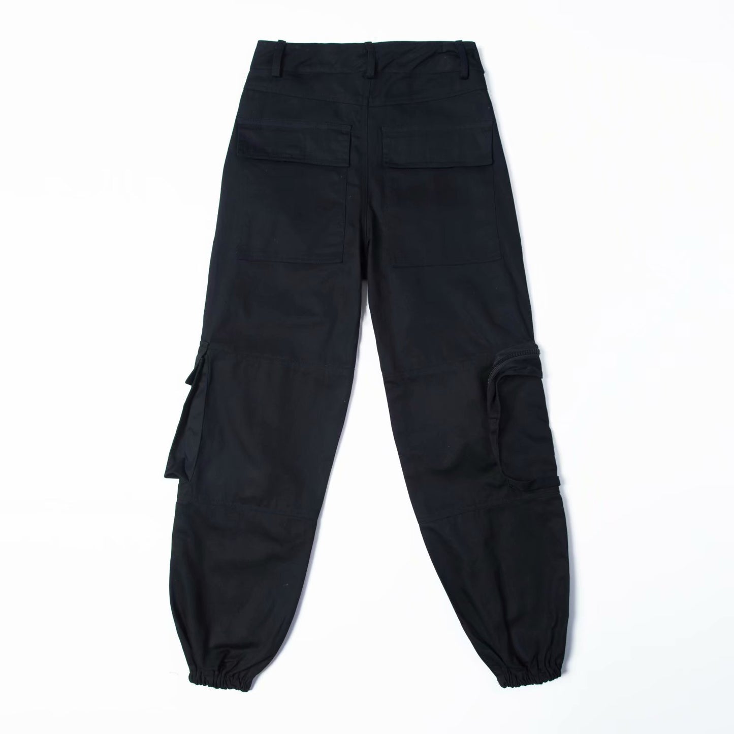 Chic and Style elastic waist cargo pants for women with trendy pockets