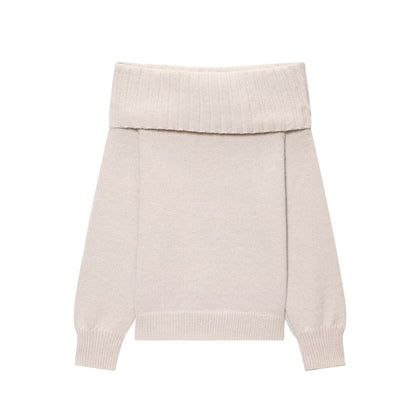 Pull off-shoulder pour femmes Chic und Stil