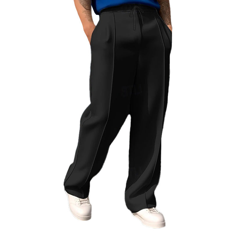 Breathable leisure pants for men with elastic waistband and side pockets Chic and Style