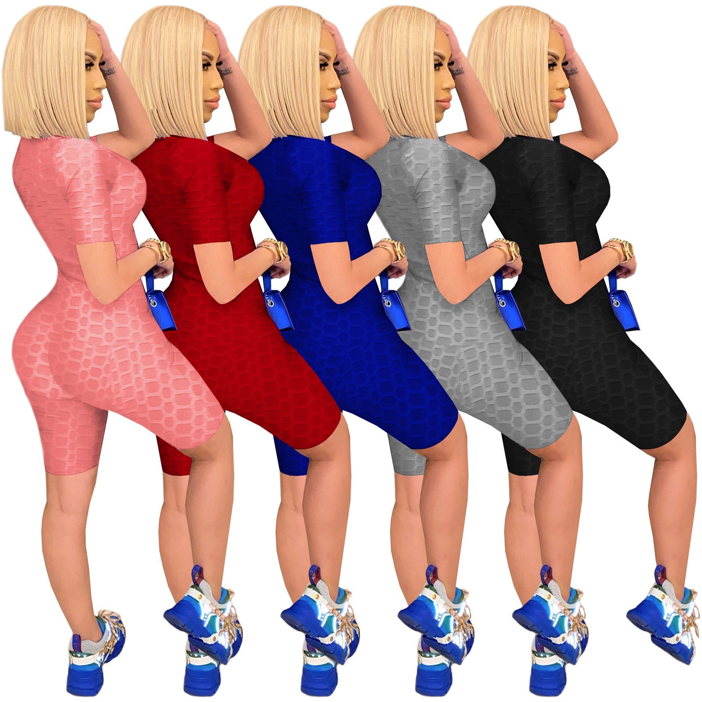 Combinaison de sport pour femmes avec fermeture éclair et coupe cintrée Chic und Stil