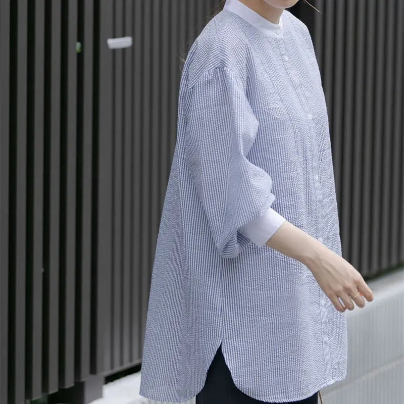 Chemise surdimensionnée à rayures pour femmes Chic und Stil