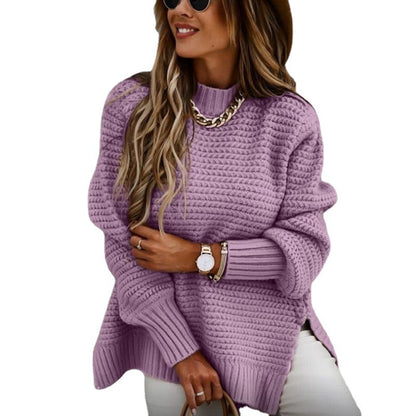 Pull en gros tricot pour femmes avec surface texturée et coupe décontractée Chic und Still