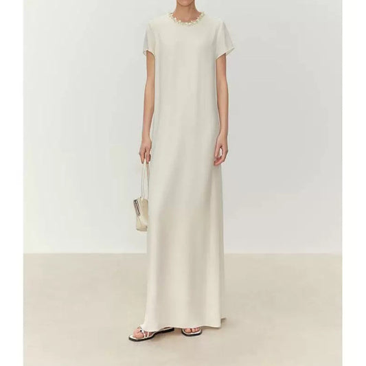 Robe maxi élégante pour femmes avec col orné Chic und Stil