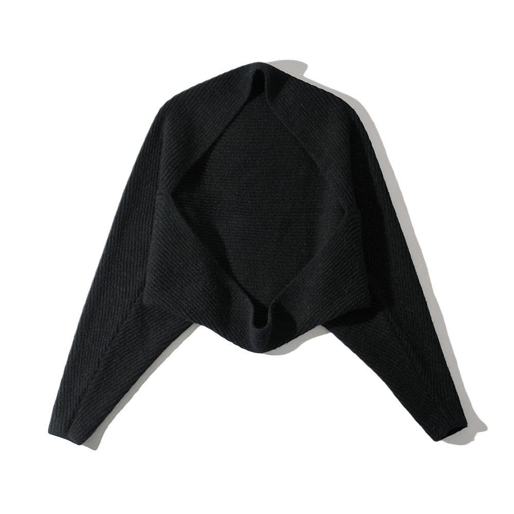 Dames élégante gilet en tricot à coupe ouverte et structure côtelée Chic und Stil