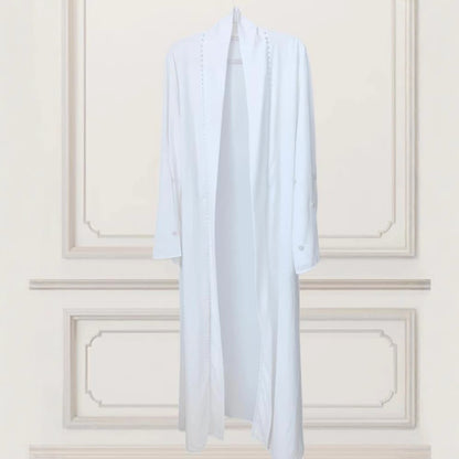 Dames Élégant Kimono avec des détails ornés de perles et une coupe ample Chic und Stil