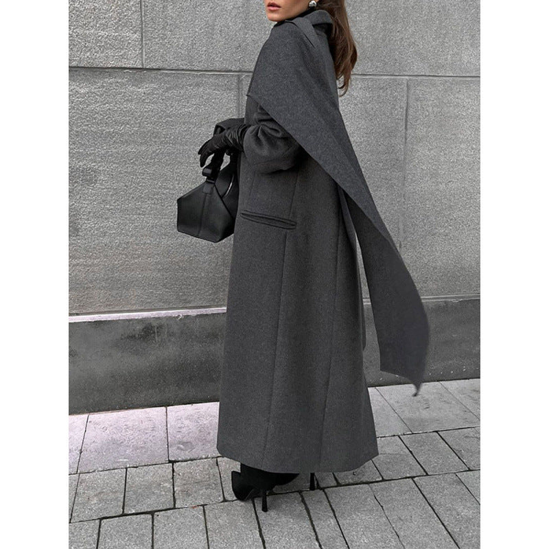 Dames grande taille manteau-wrap Chic und Stil