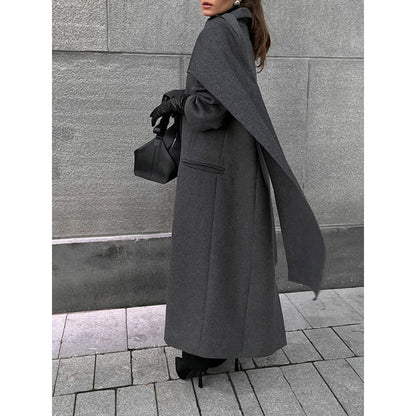 Dames grande taille manteau-wrap Chic und Stil