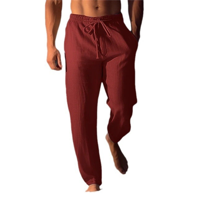 Breathable beach pants for men with adjustable belt Chic and Style
