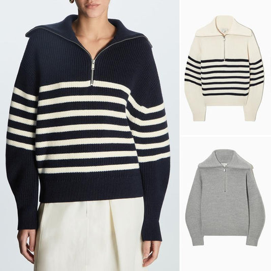 Pull en tricot pour femmes au style marin Chic und Stil