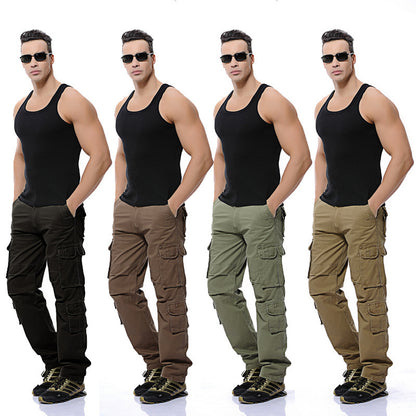 Multifunctional cargo pants for men with adjustable waist and numerous pockets Chic and Style