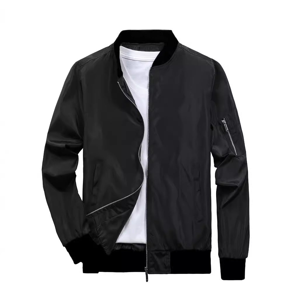 Veste bomber sportive pour hommes avec poches zippées pratiques Chic und Stil