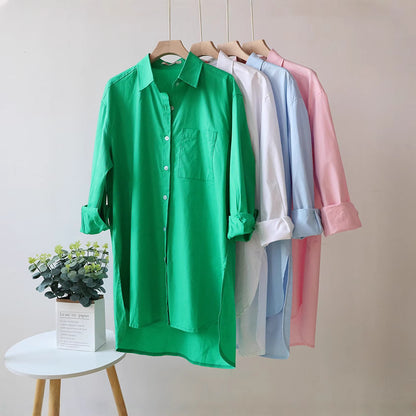 Robe chemise élégante pour dames Chic und Stil