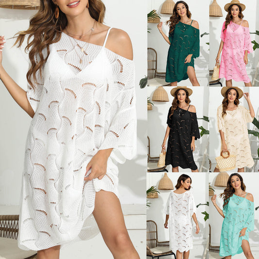Femmes Robe en crochet taille plus stylée Chic und Stil