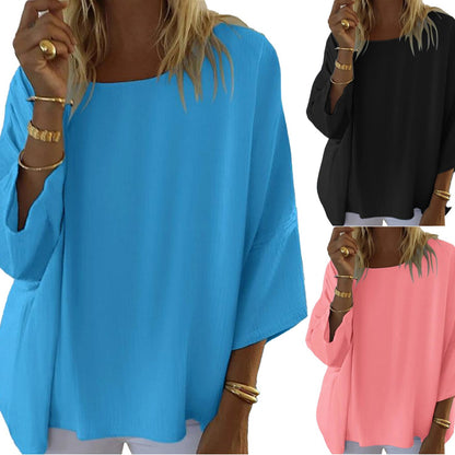 Blouse à manches chauve-souris légère Chic und Stil pour femmes