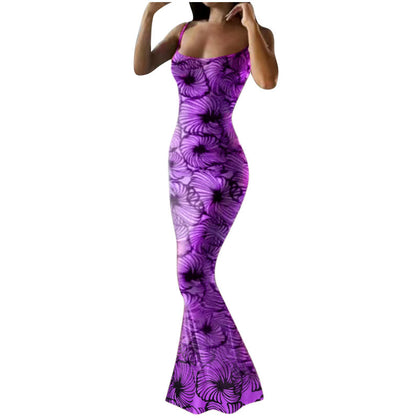 Dames Robe maxi élégante avec imprimé floral Chic und Stil