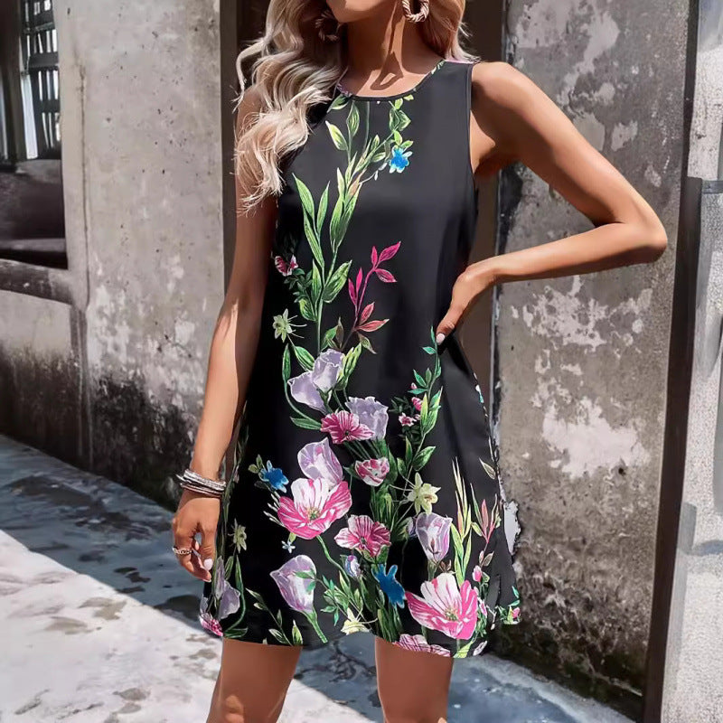 Robe shift sans manches décontractée pour femmes Chic und Stil