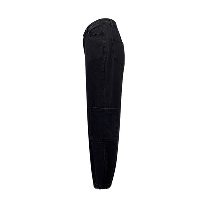 Jeans cargo dames avec élastique et poches pratiques Chic und Stil