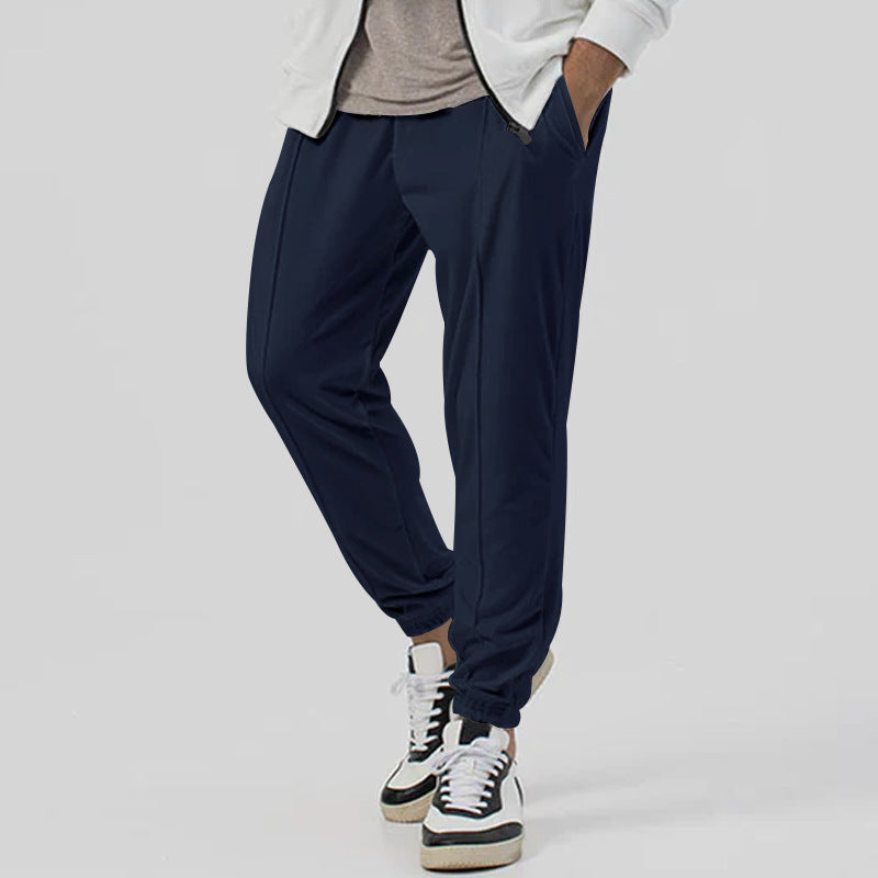 Casual pants for men with elastic waistband Chic and Style