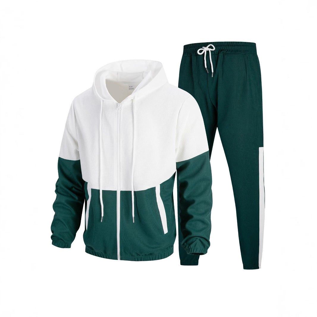 Costume de sport pour hommes avec un design moderne à blocs de couleur et des matériaux respirants Chic und Stil