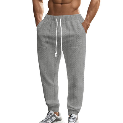 Men's leisure pants with a structured design and practical side pockets Chic and Style