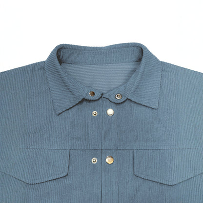 Chemise oversize décontractée pour femmes avec de larges rayures Chic und Stil