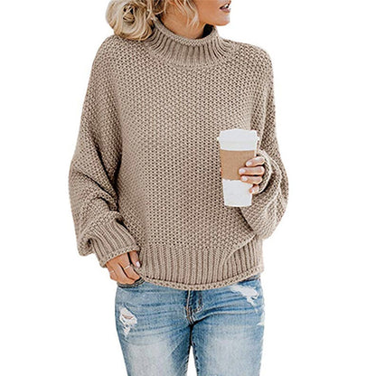 Dames Grand Pull en Tricot Chic und Stil