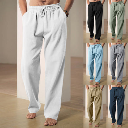 Casual men's pants with elastic waist and practical pockets Chic and Style