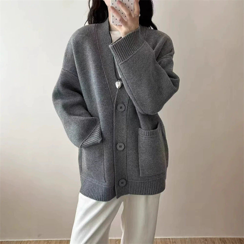 Cardigan en tricot confortable pour femmes Chic und Stil