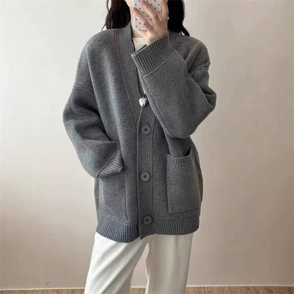 Cardigan en tricot confortable pour femmes Chic und Stil