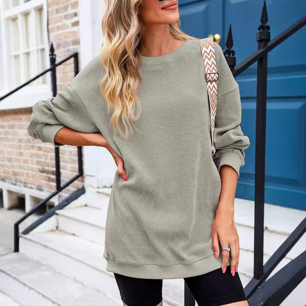 Pull en maille décontracté pour femmes coupe oversize Chic und Stil