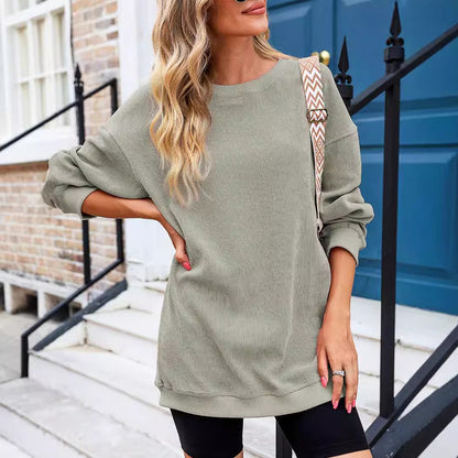 Pull en maille décontracté pour femmes coupe oversize Chic und Stil